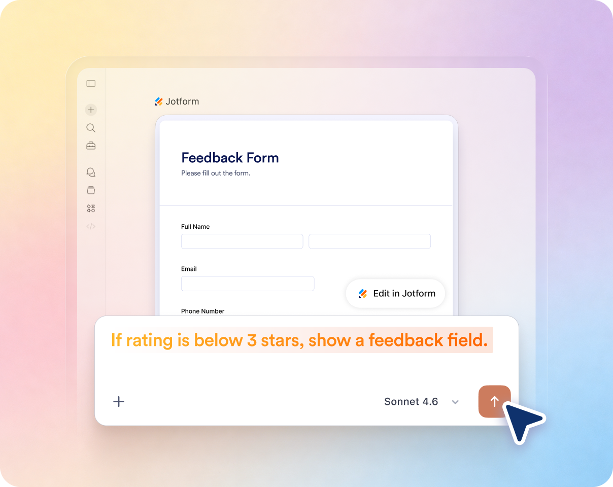 Building advanced forms and workflows in Jotform Claude App
