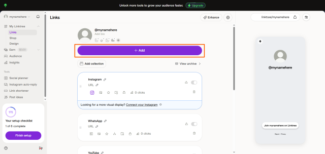 How to add a contact form to Linktree | Jotform Blog