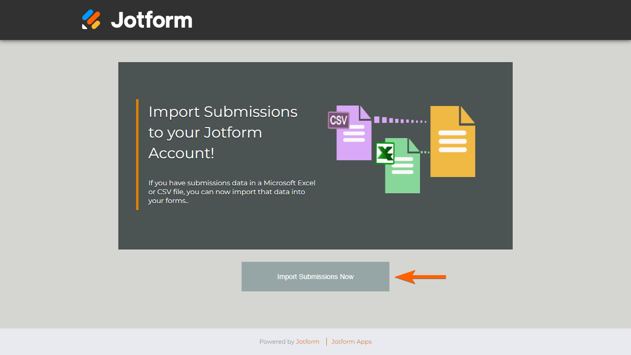 استيراد البيانات: استورد بيانات Excel أو CSV بسهولة إلى Jotform Image-1