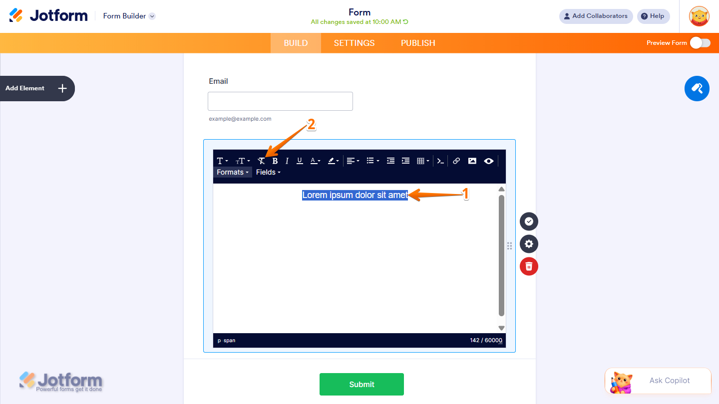How to Add and Set up the Paragraph Element Image-6