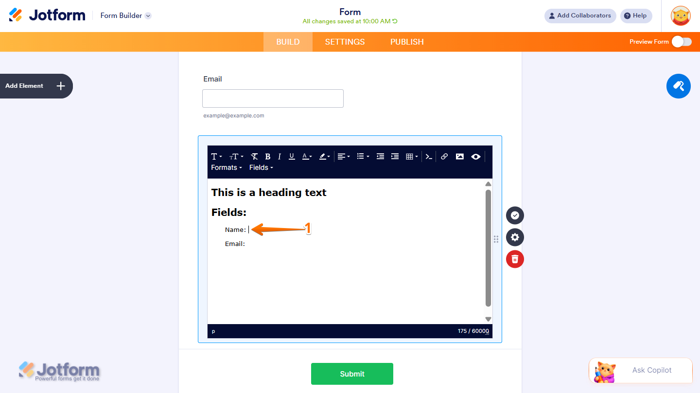 How to Add and Set up the Paragraph Element Image-26