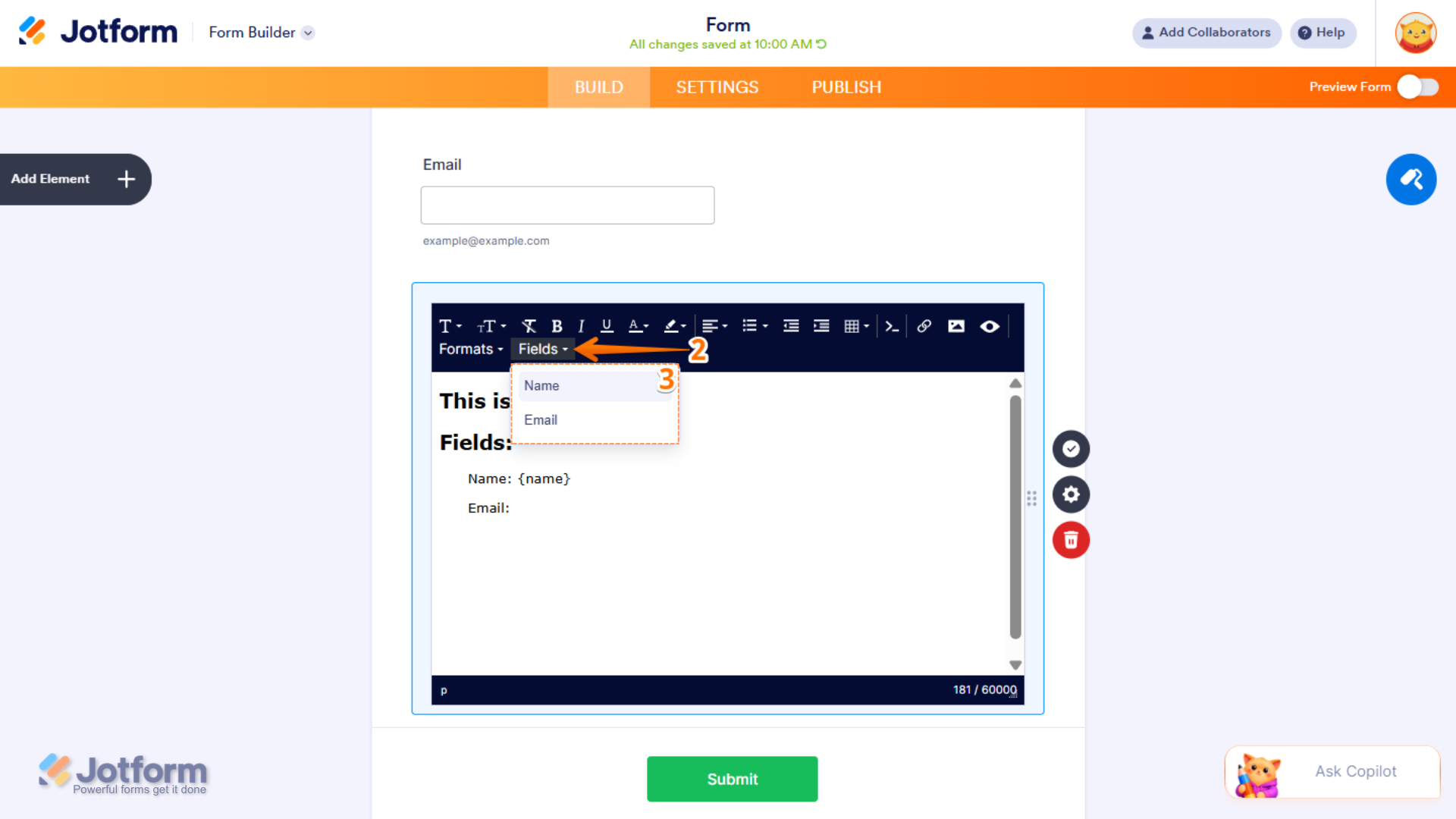 How to Add and Set up the Paragraph Element Image-27