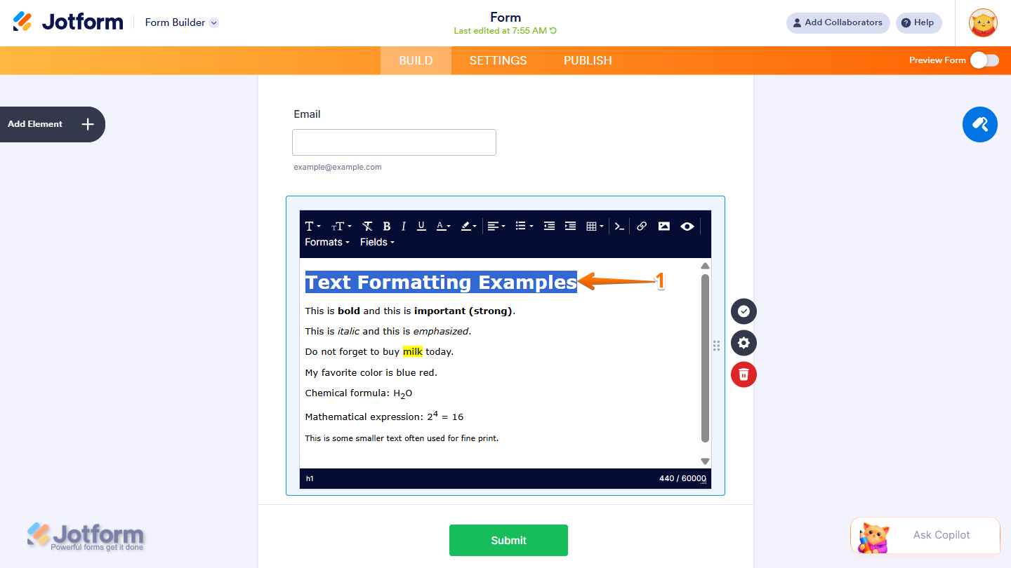 How to Add and Set up the Paragraph Element Image-24