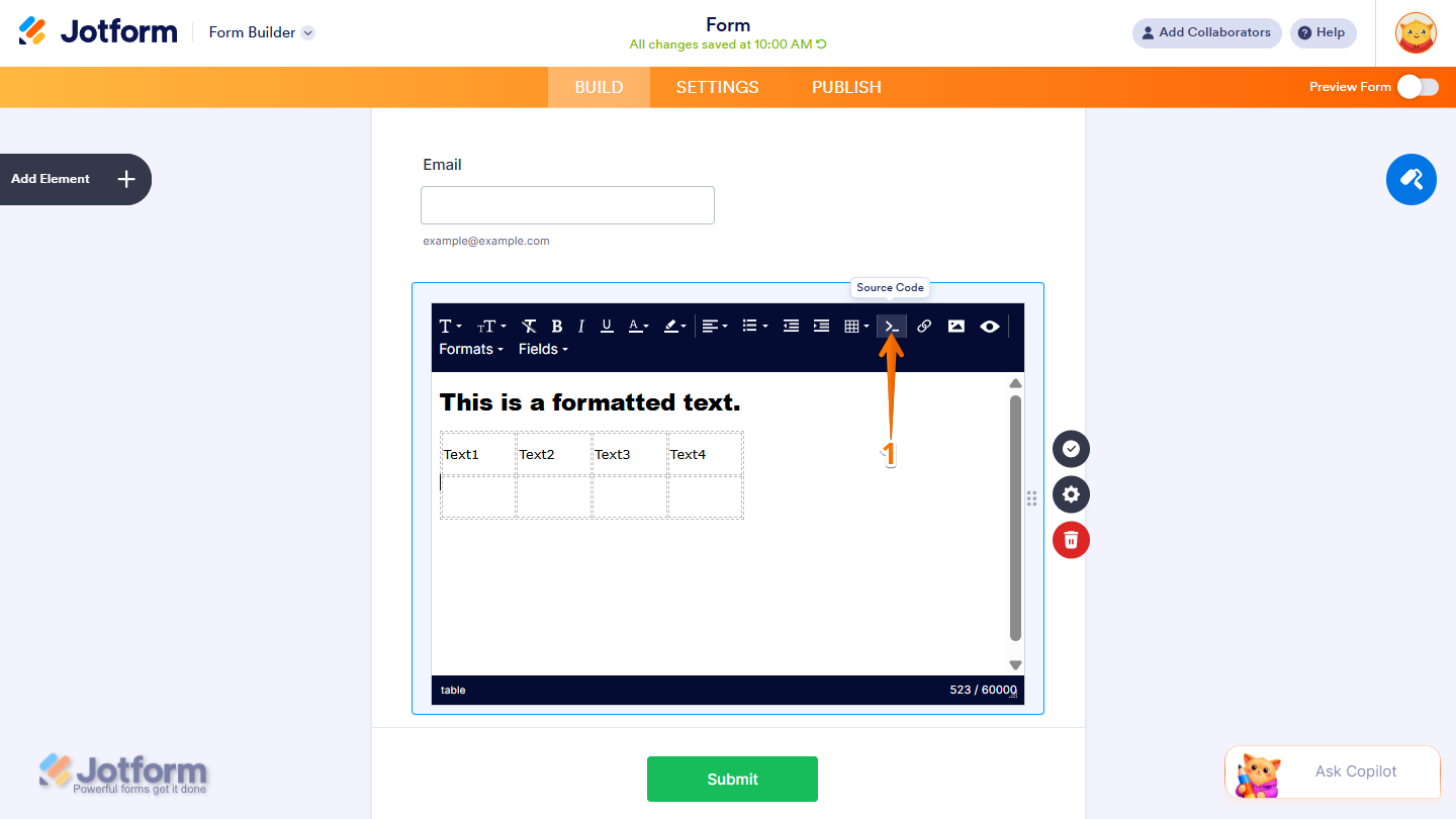 How to Add and Set up the Paragraph Element Image-16