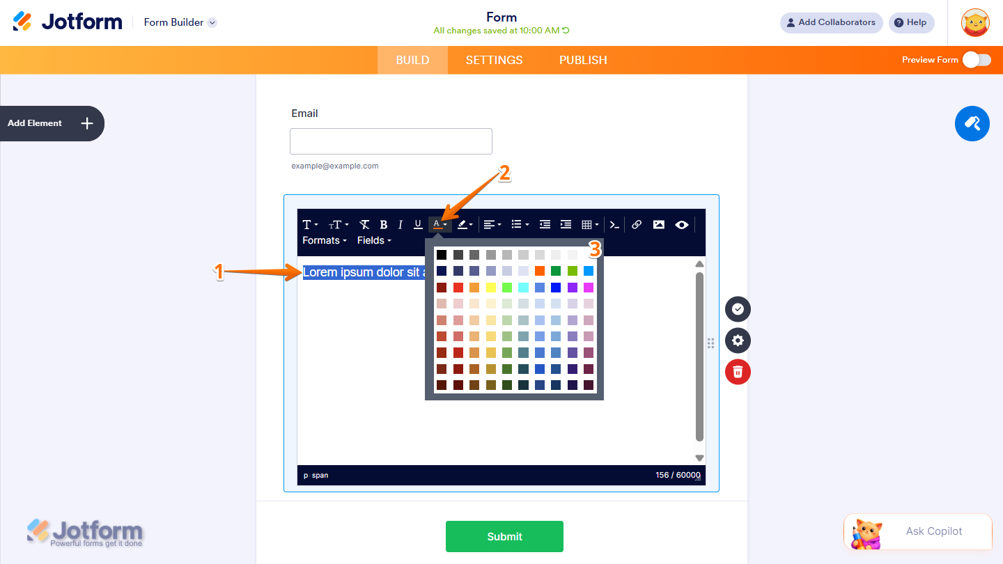 How to Add and Set up the Paragraph Element Image-10