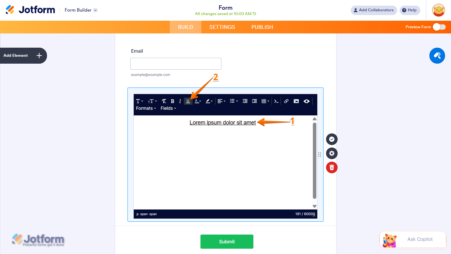 How to Add and Set up the Paragraph Element Image-9