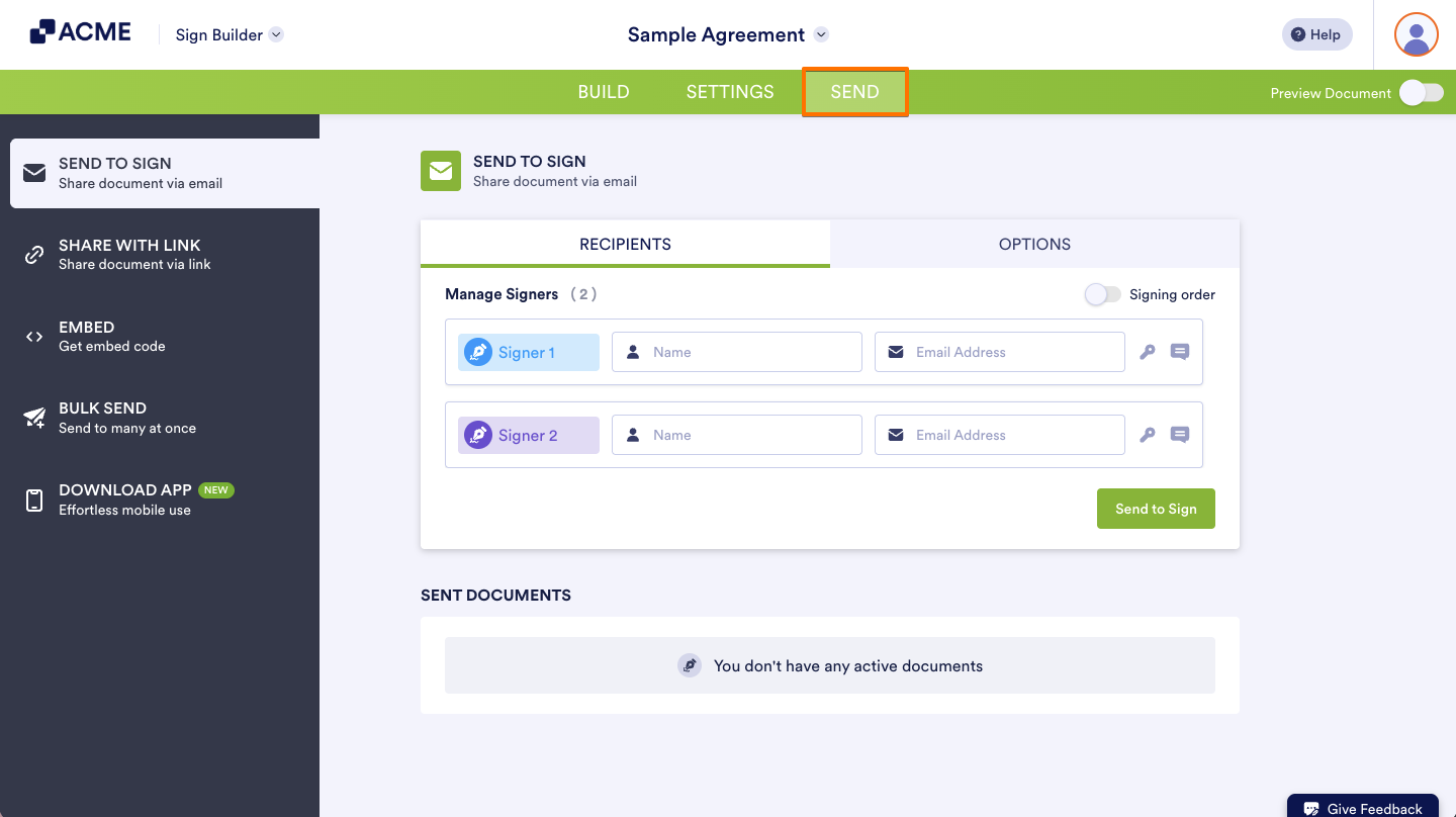 How to Send a Document for Signature Image-1