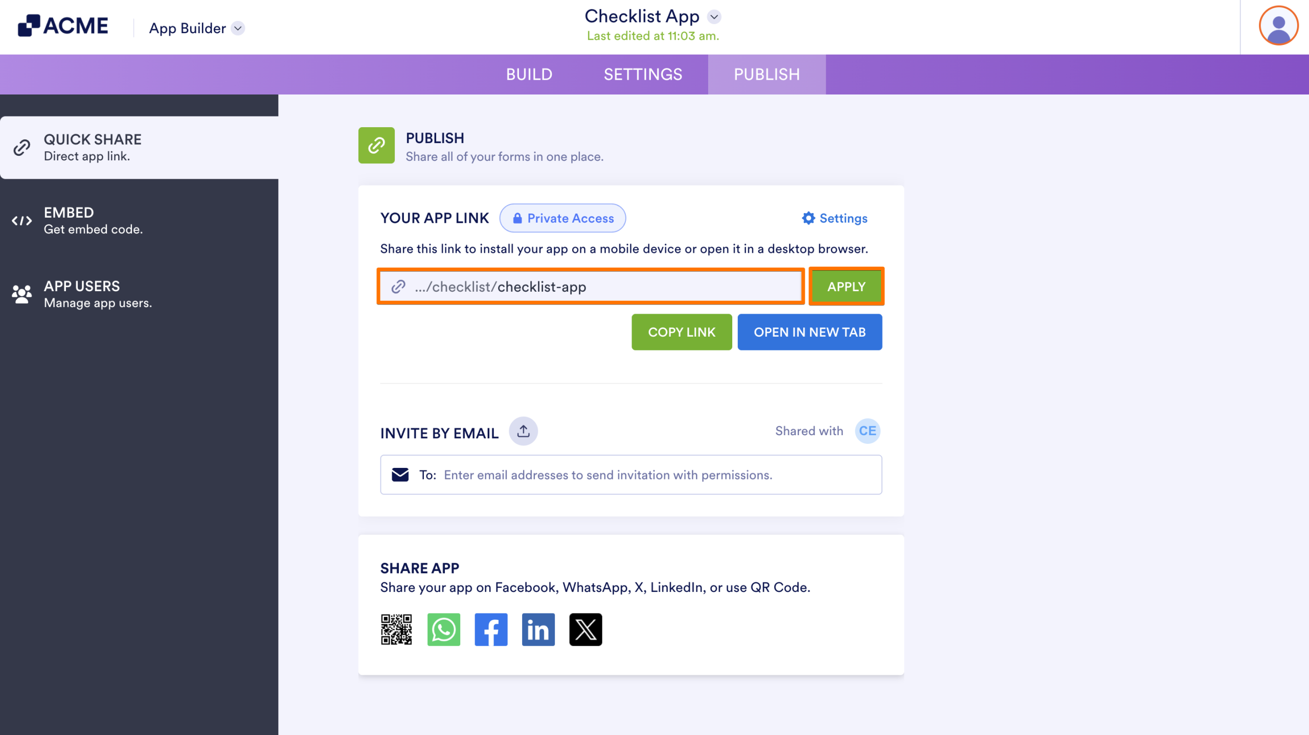 How to Customize the App URL Image-2