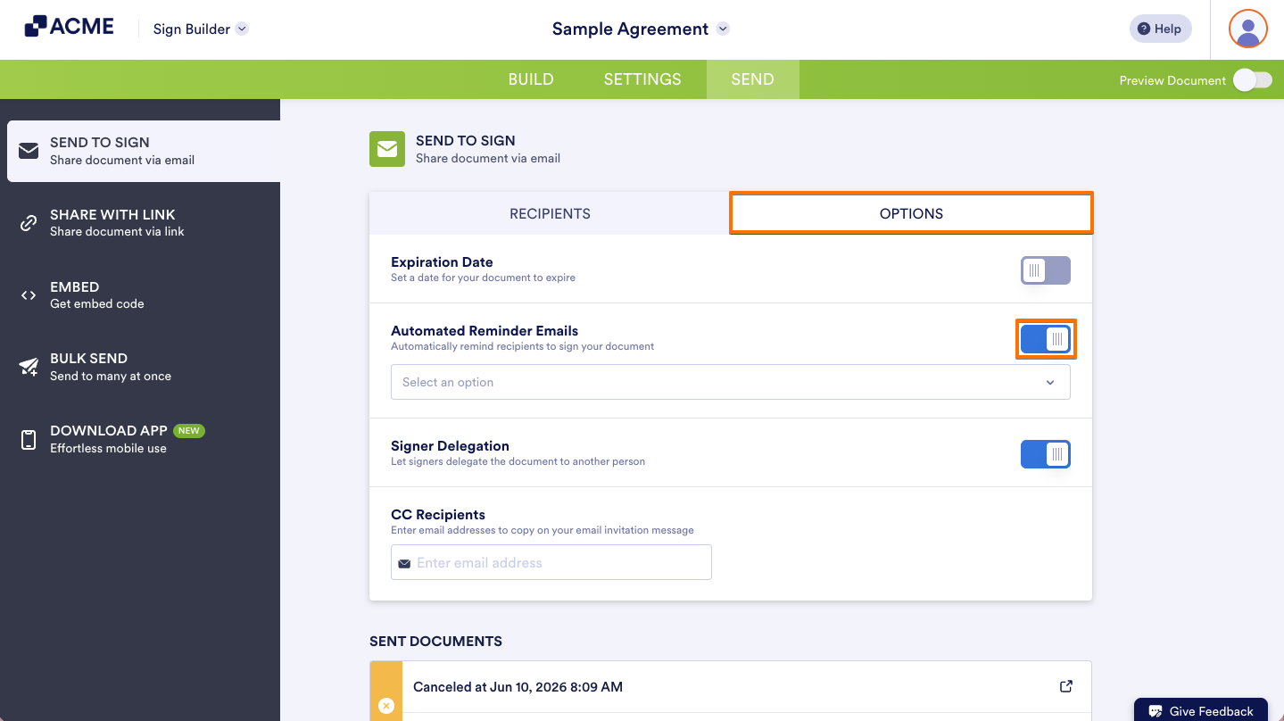 How to Set an Auto Reminder for Your Sign Documents Image-2