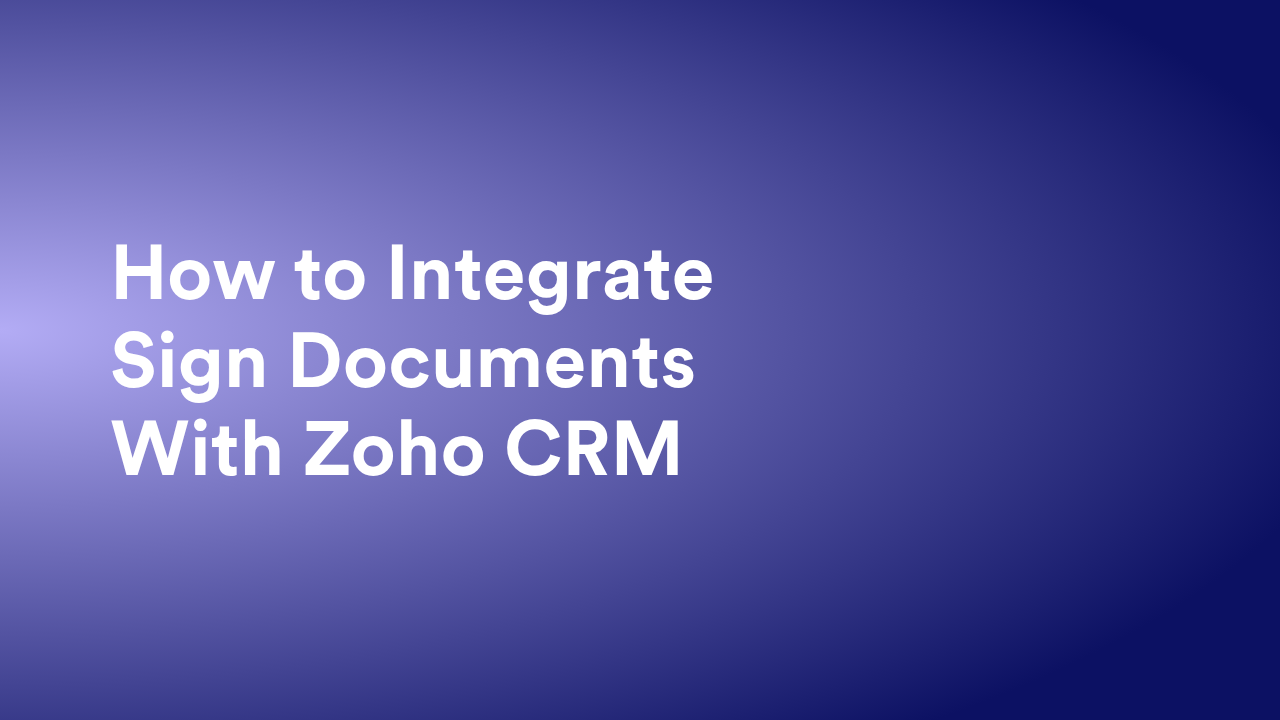 Sign Documents