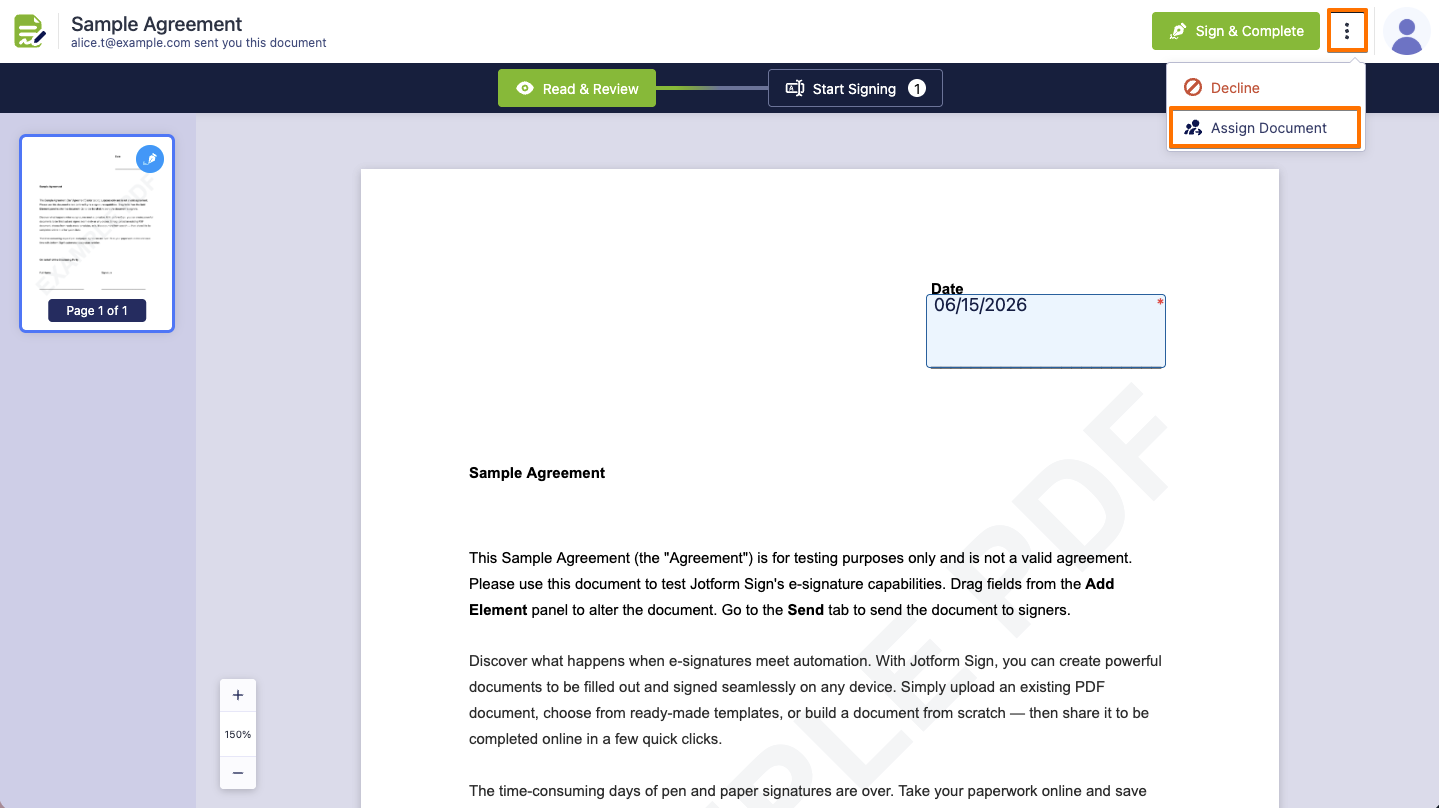 How to Allow Signers to Delegate the Document to Other Signers Image-4