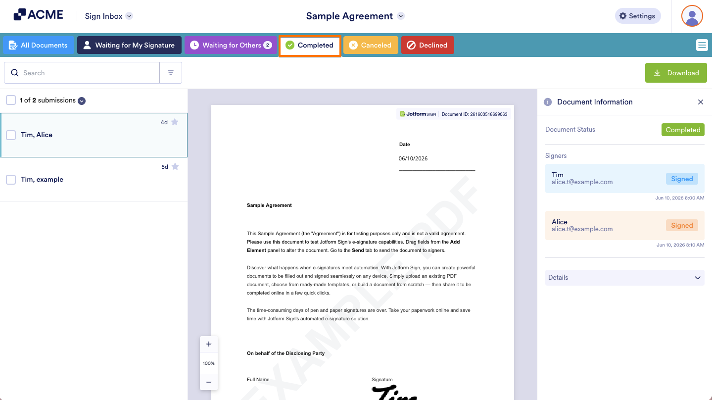 How to Download Your Signed and Completed Document Image-3