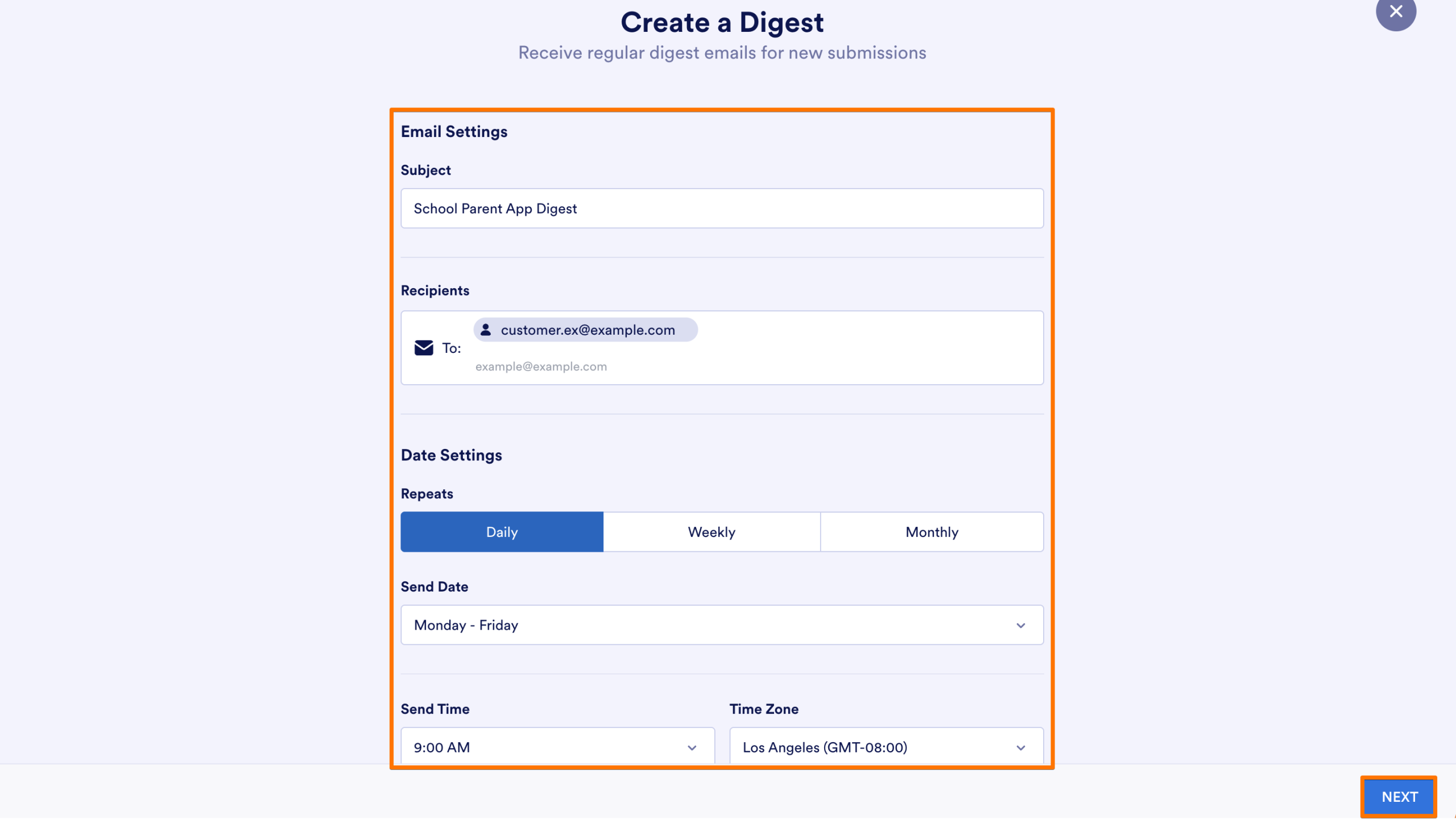 How to Create a Digest Email for Your Donation App Image-3