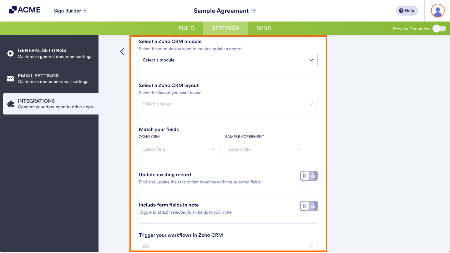 How to Integrate Sign Documents With Zoho CRM Image-6