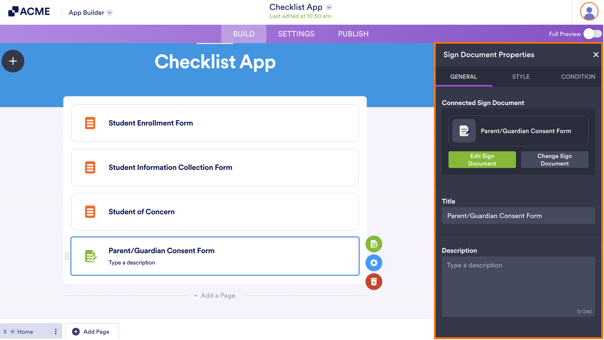 Adding Electronic Signature on the App Builder Image-3