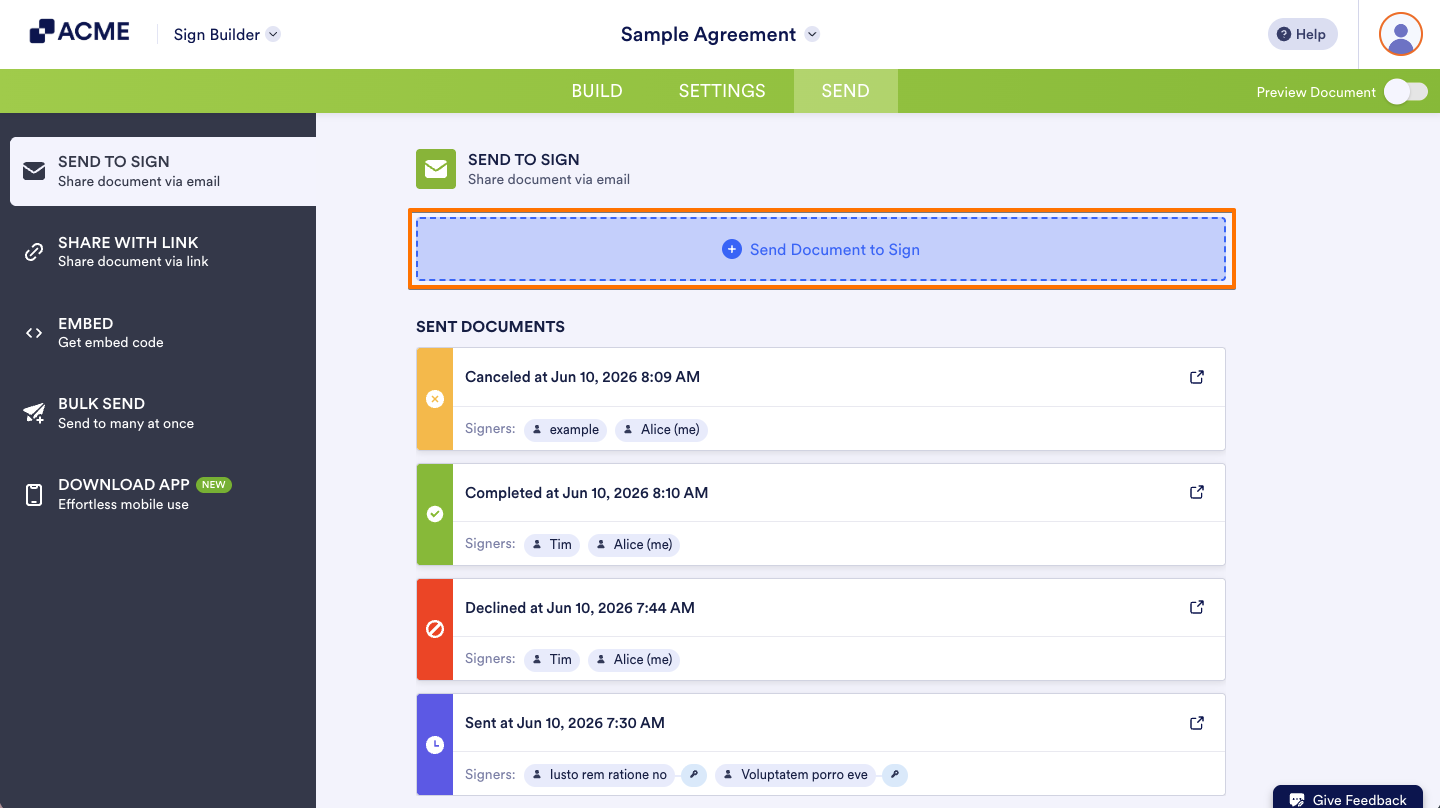 How to Send a Document for Signature Image-2
