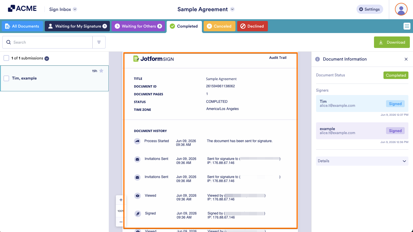How to Track the Signing Process of Other Parties Image-7
