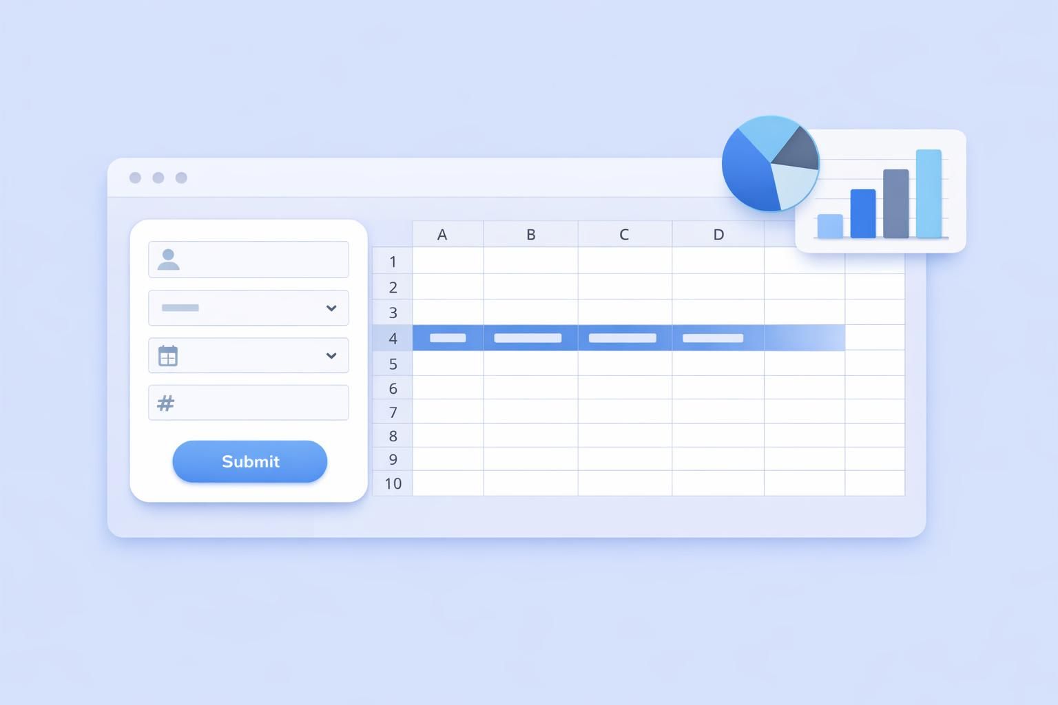 How to create a data entry form in Excel