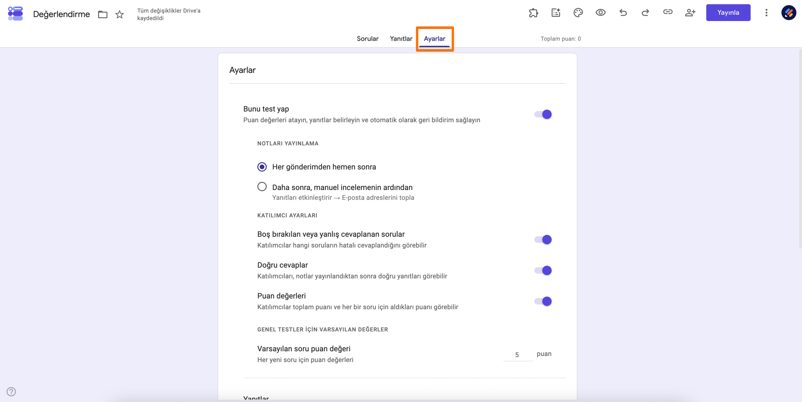 Google Formlar'da soruları rastgele sıralama özelliği nasıl kullanılır Image-1