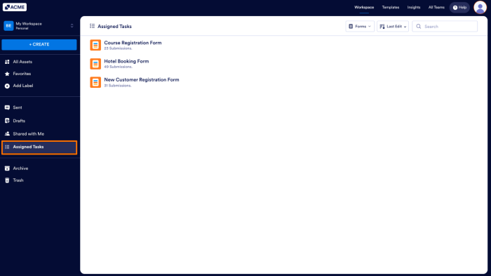 How to View Forms and Workflows Assigned to You? Image-1