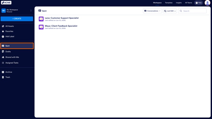 How to Use the Sent Section in Workspace Image-5