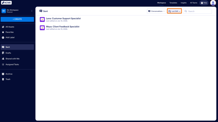 How to Use the Sent Section in Workspace Image-6