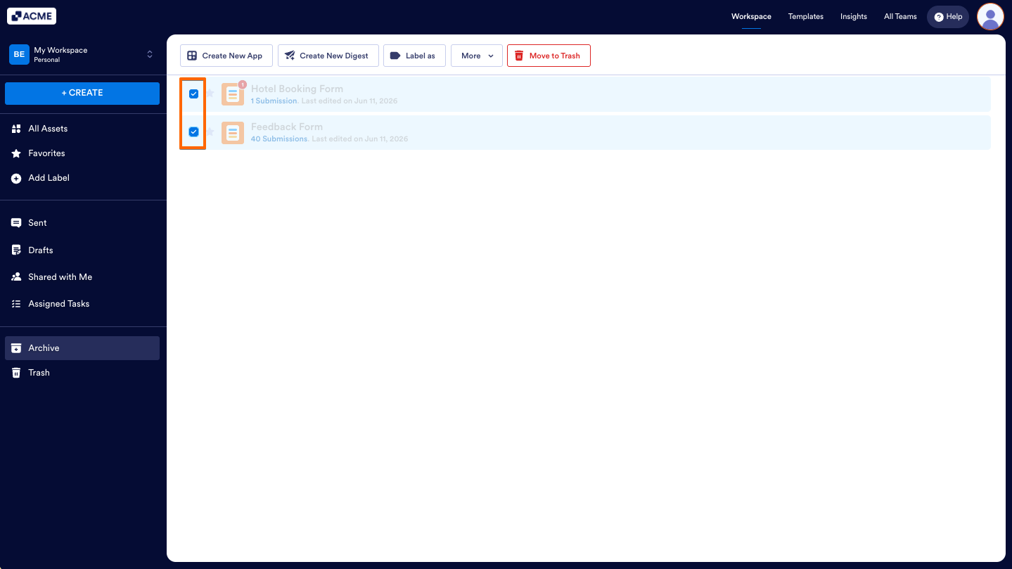 How to Move Your Forms into Archive and Manage Them Image-11