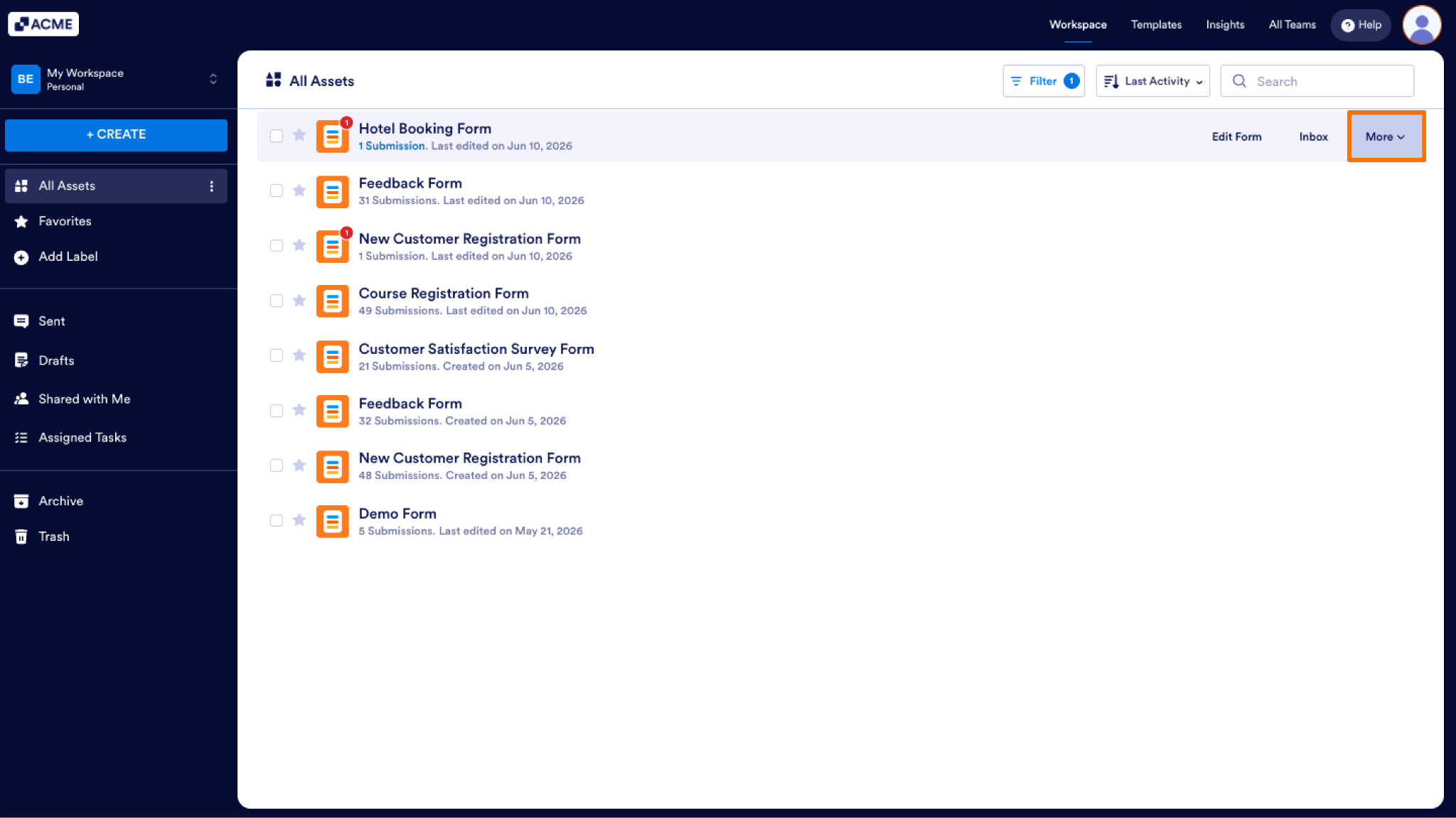How to Move Your Forms into Archive and Manage Them Image-2