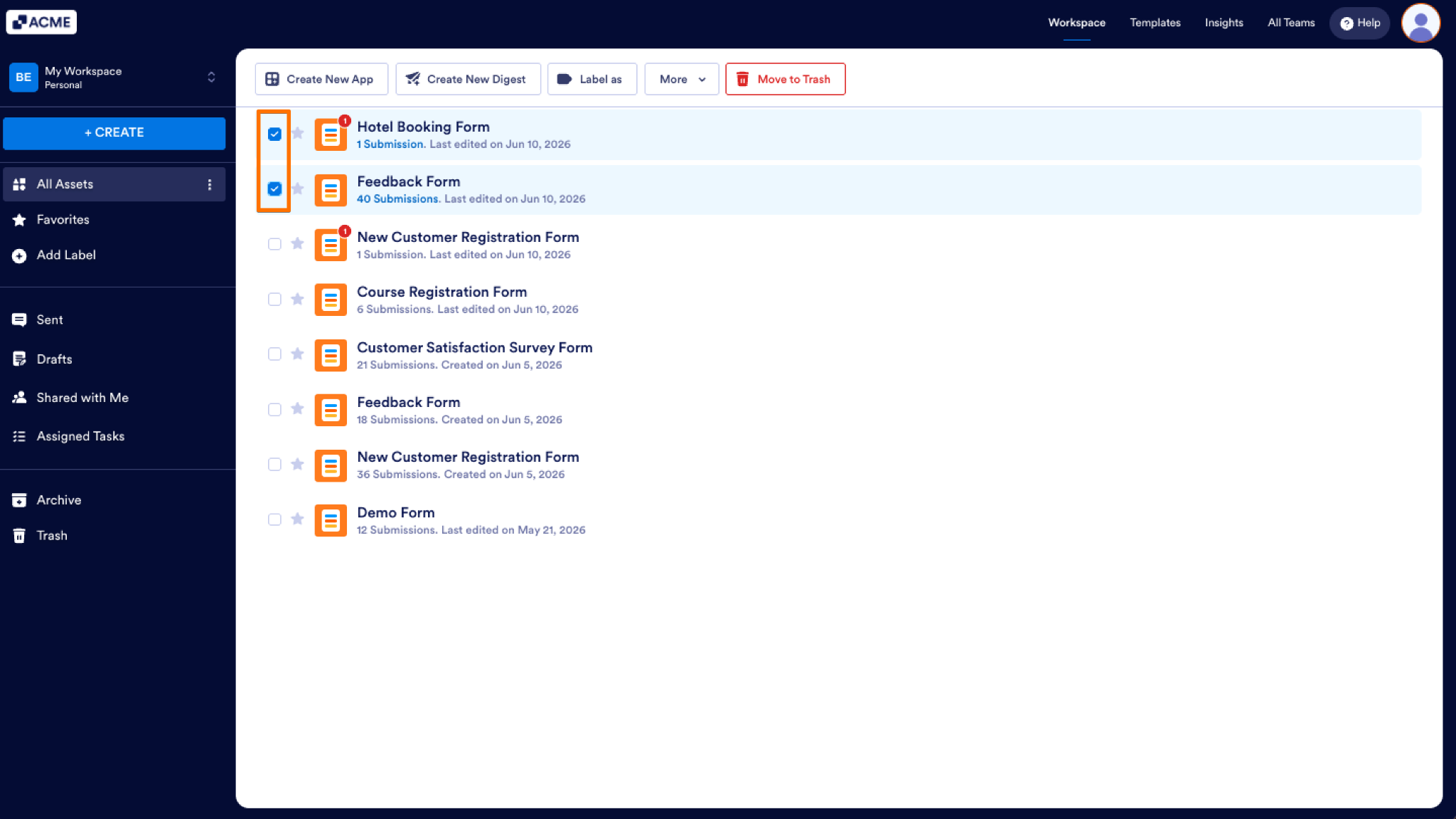 How to Move Your Forms into Archive and Manage Them Image-4
