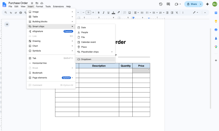 How to create a fillable form in Google Docs | Jotform Blog