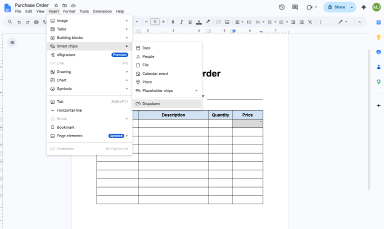 How to create a fillable form in Google Docs | Jotform Blog