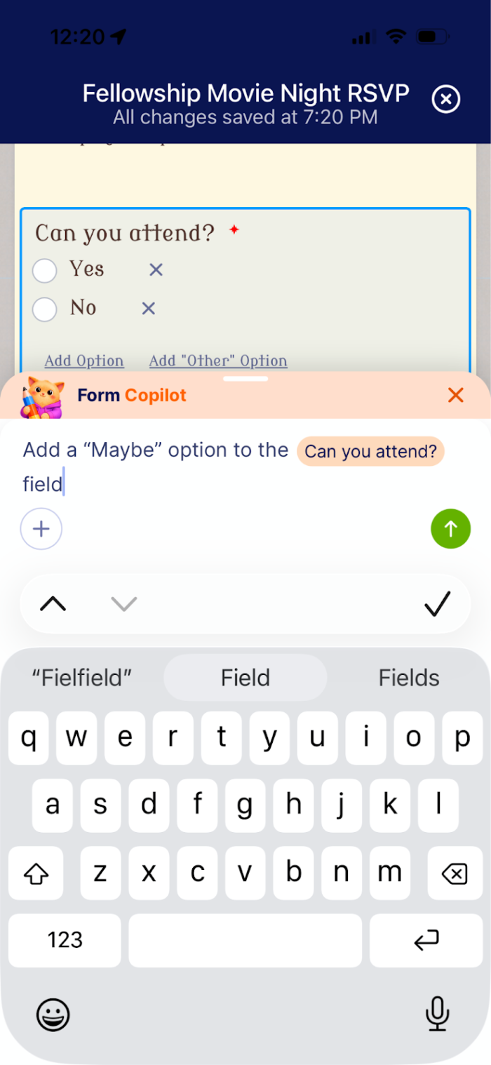 Interface móvel da IA Jotform Image-4