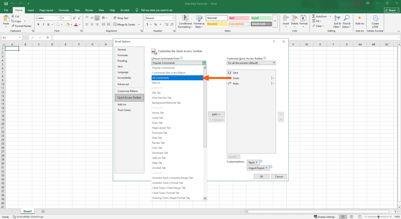 How to create a data entry form in Excel | Jotform Blog
