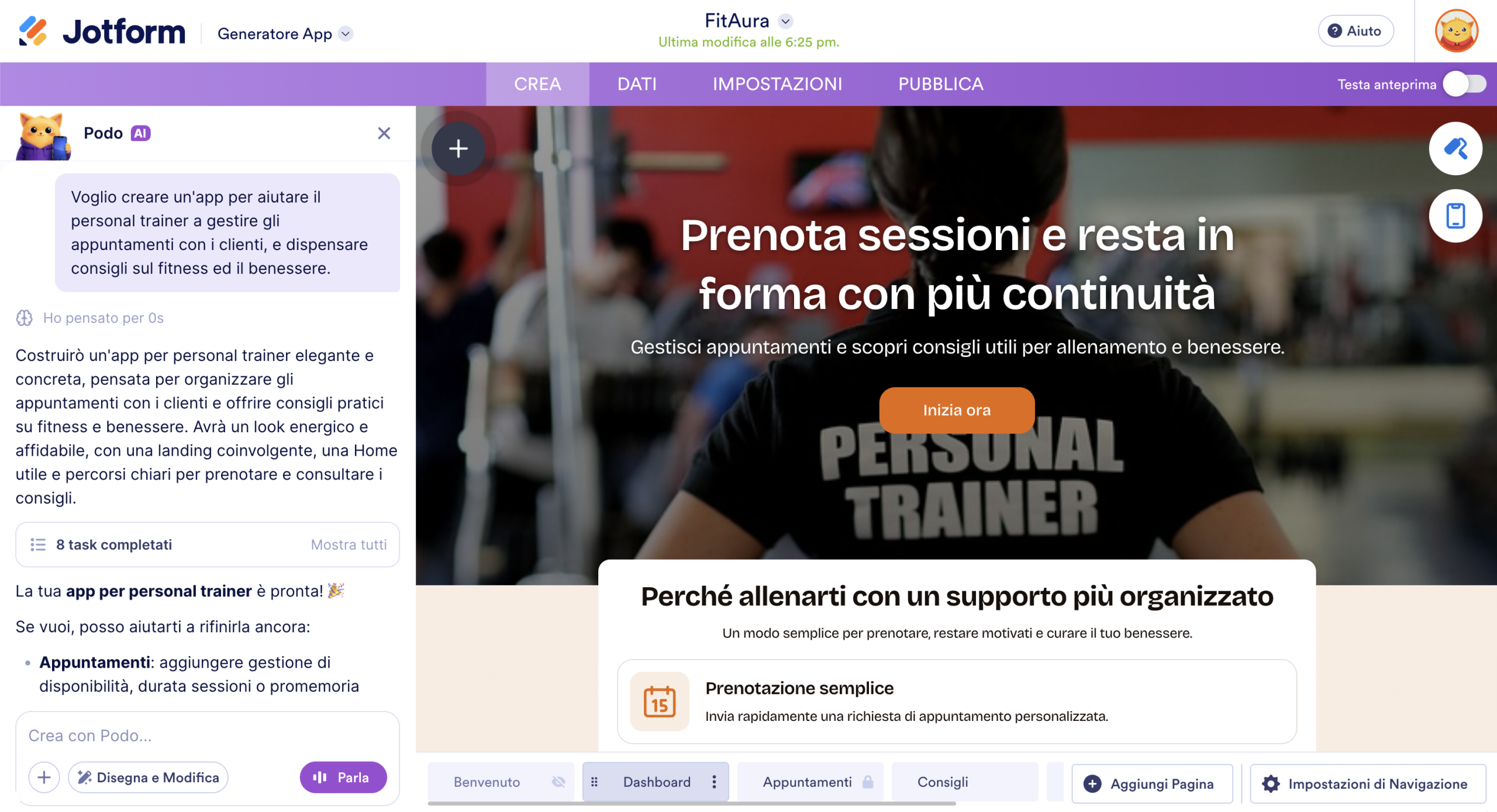 Lancio del Generatore di App IA Jotform: come creare app con l'intelligenza artificiale in pochi minuti Image-5