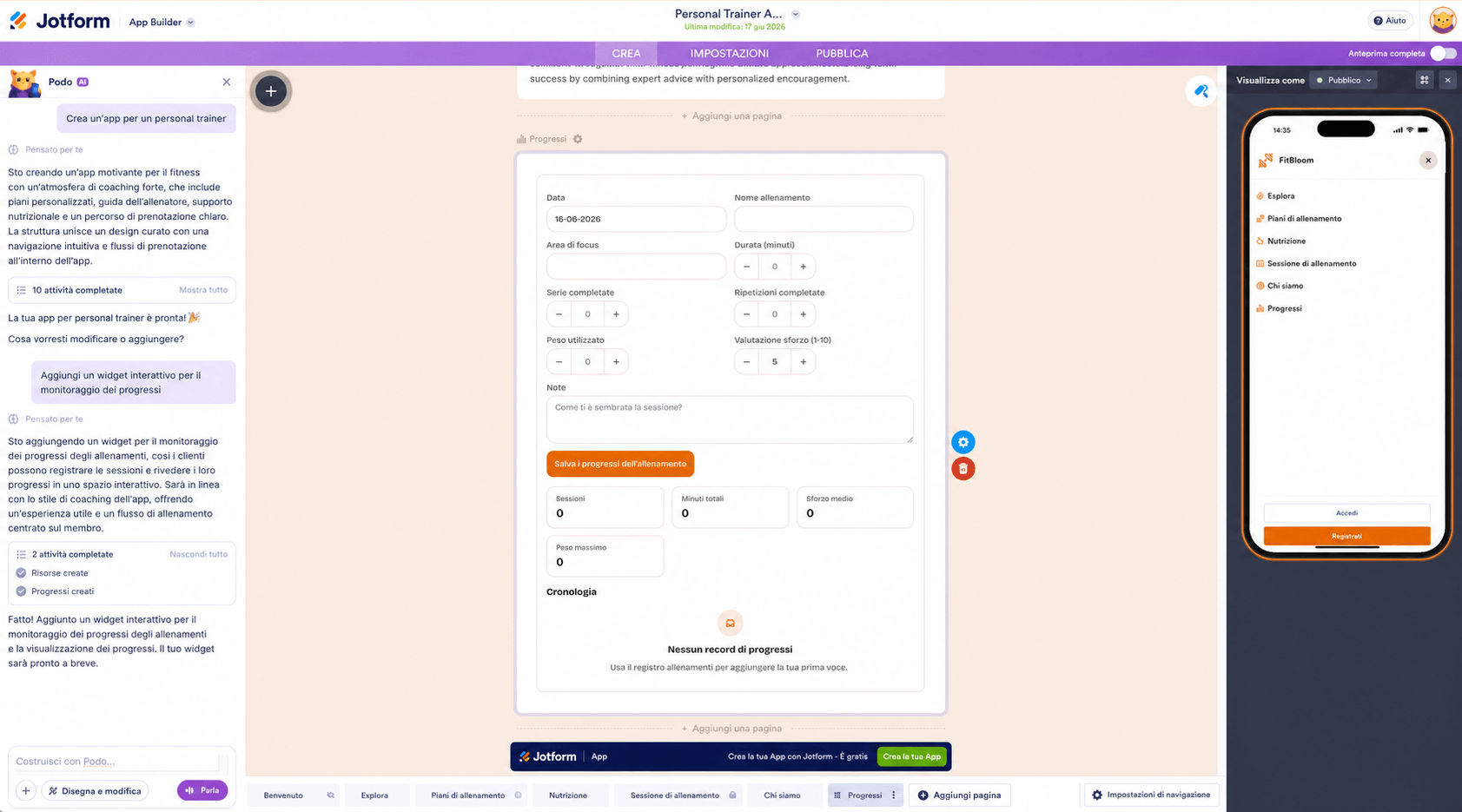 Lancio del Generatore di App IA Jotform: come creare app con l'intelligenza artificiale in pochi minuti Image-6