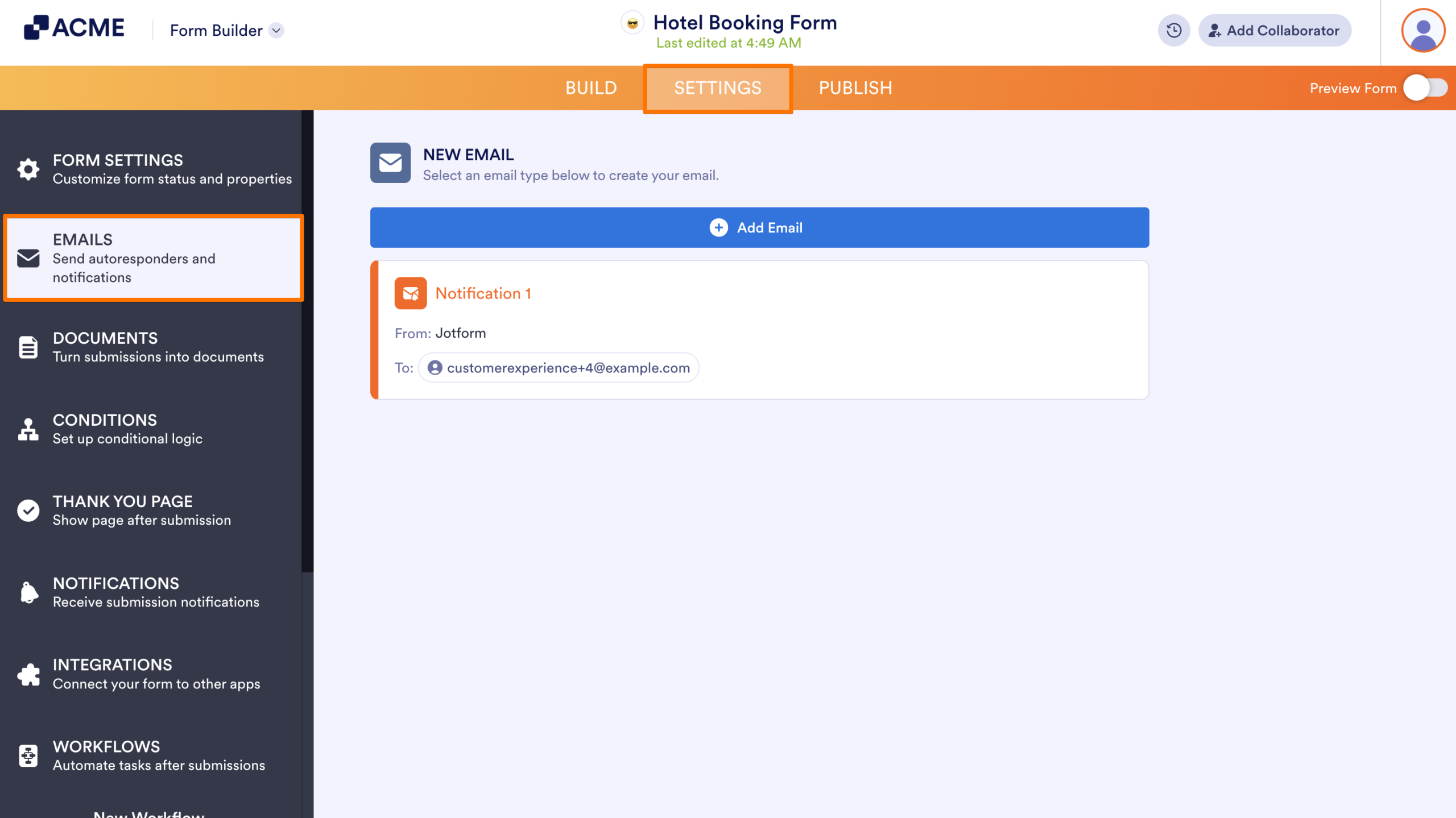 How to Add/Remove Team Members to Form Notifications in Form Builder Image-1