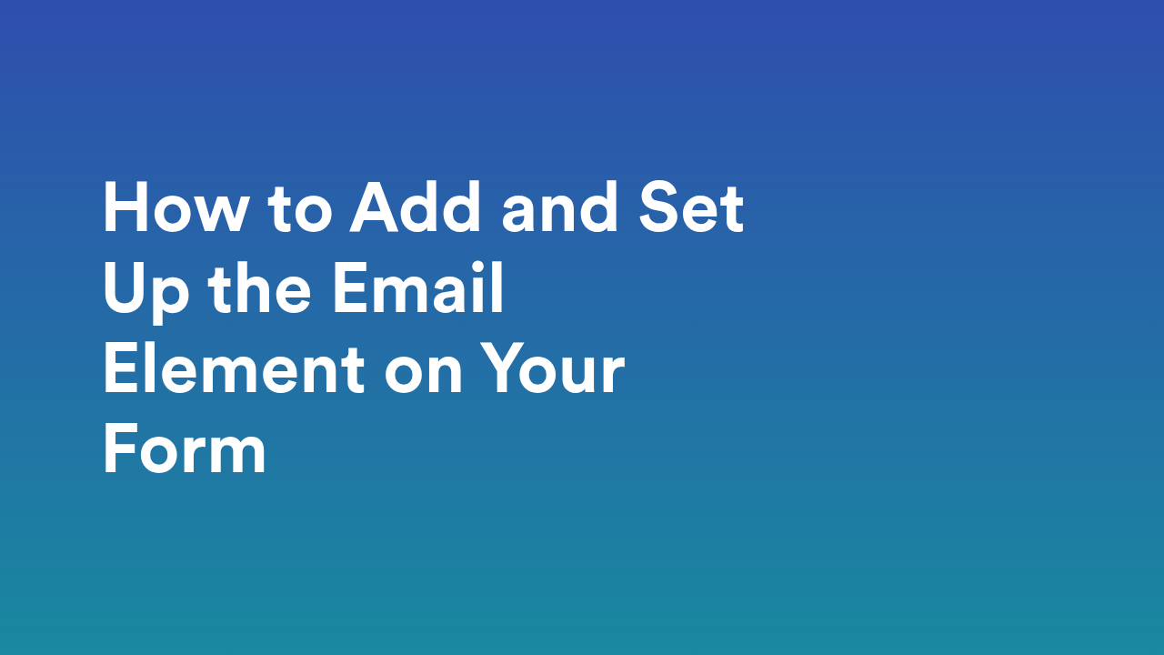 Create Forms