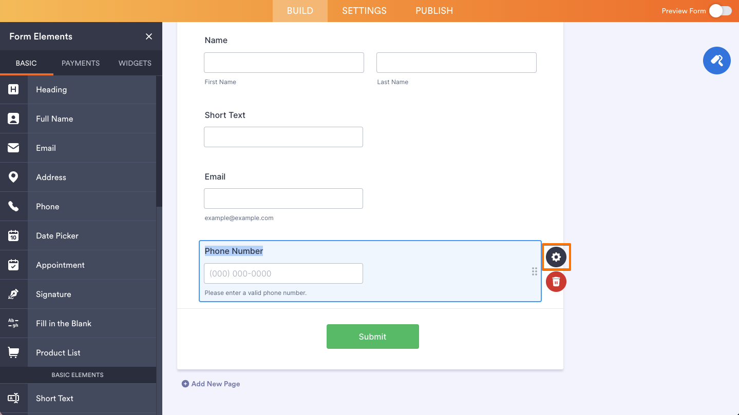 How to Add and Set up the Phone Element on Your Form Image-3