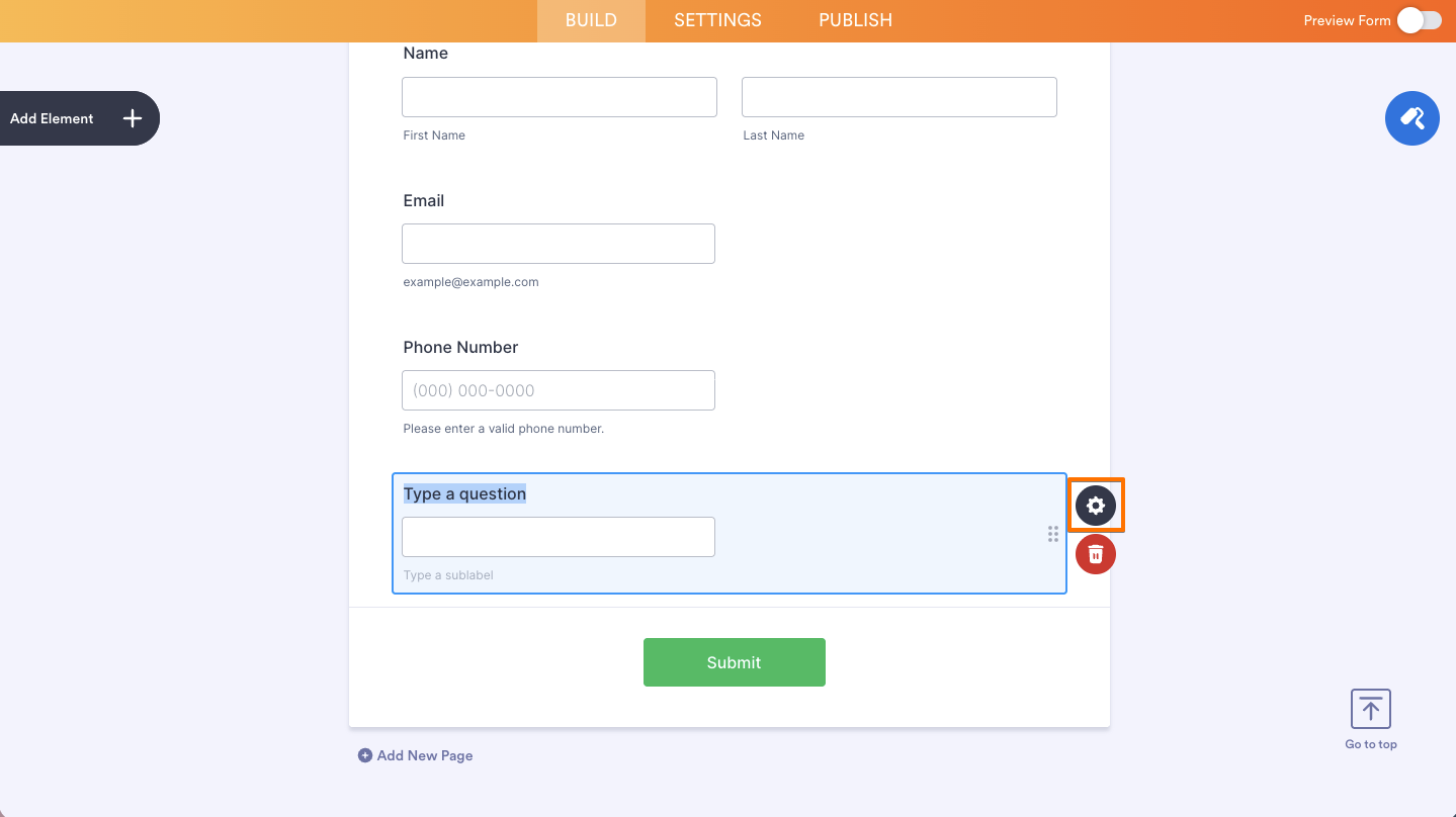 How to Add and Set Up the Short Text Element on Your Form Image-3