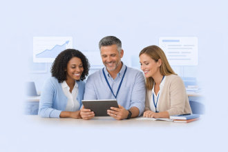 Create a professional development app for teachers