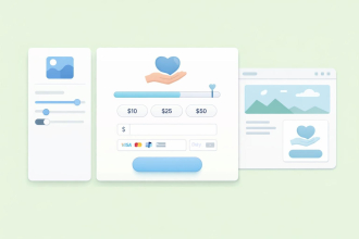 How to create a custom donation form for a Wix website