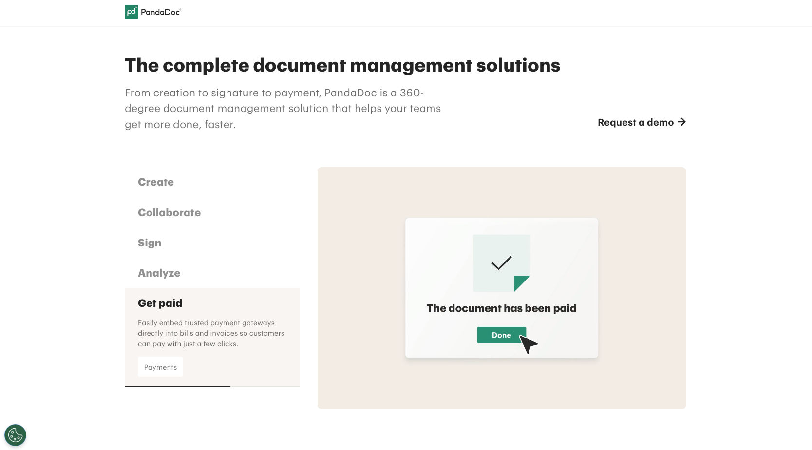 Pandadoc Landing Page