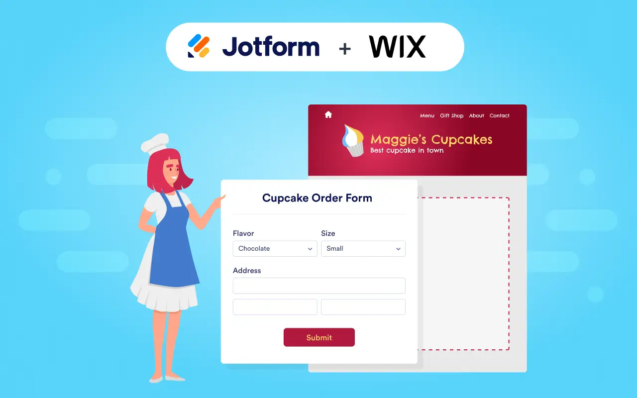 Jotform + Wix Integration Banner