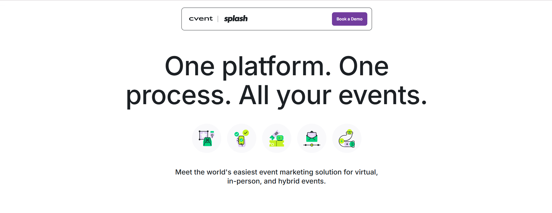 Cvent Splash Landing Page
