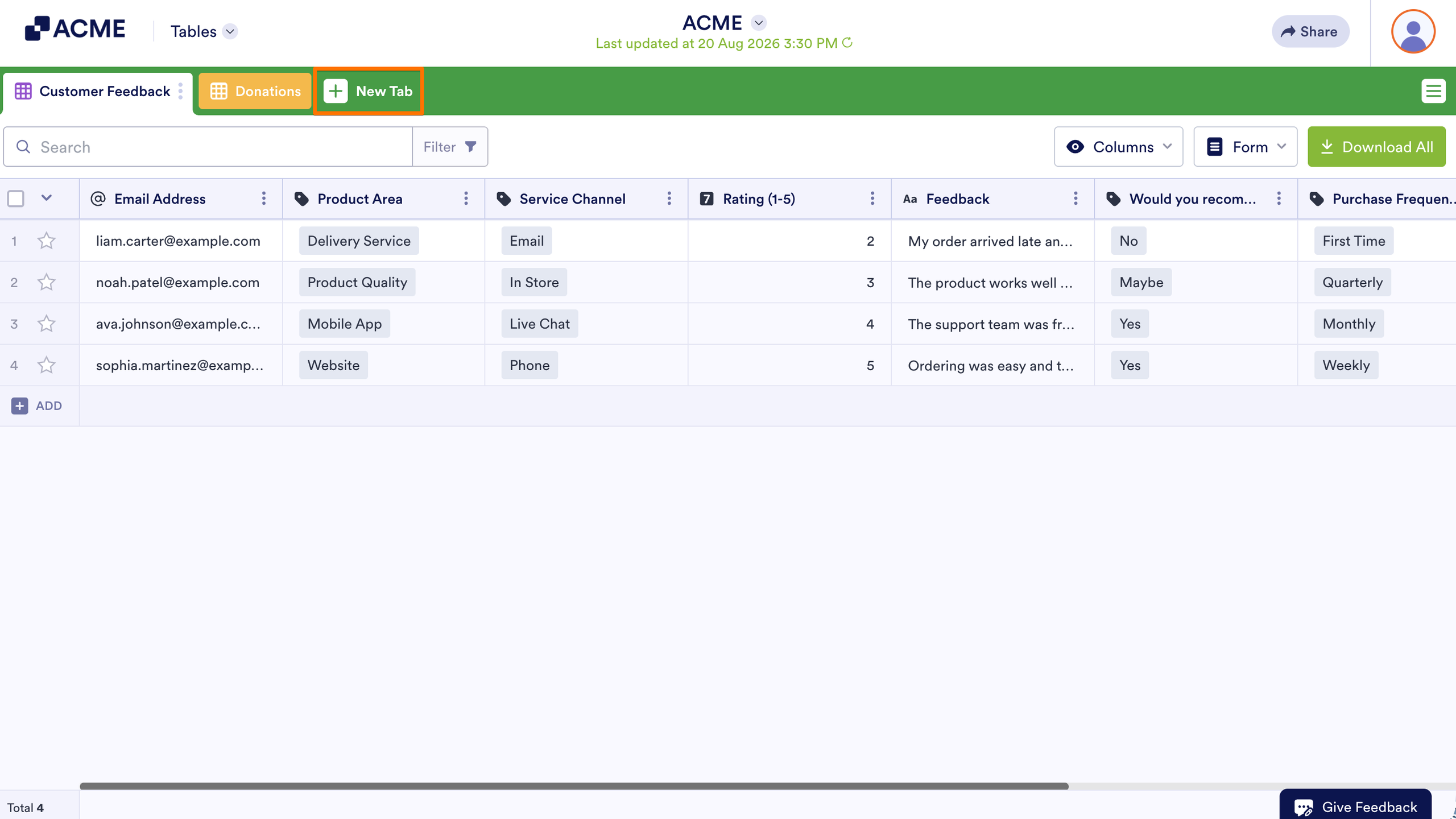 How to Create Automated Reports in Tables Image-1