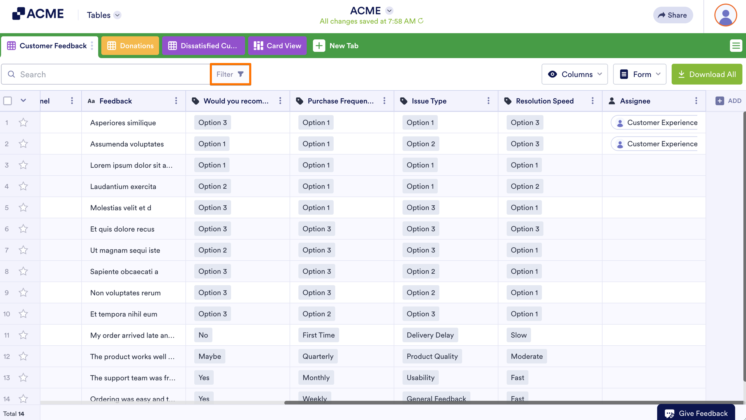 How to Filter Entries in Tables Image-6