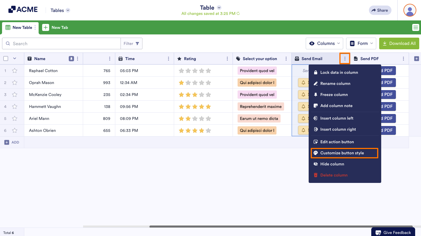 How to Customize Action Buttons in Tables Image-1