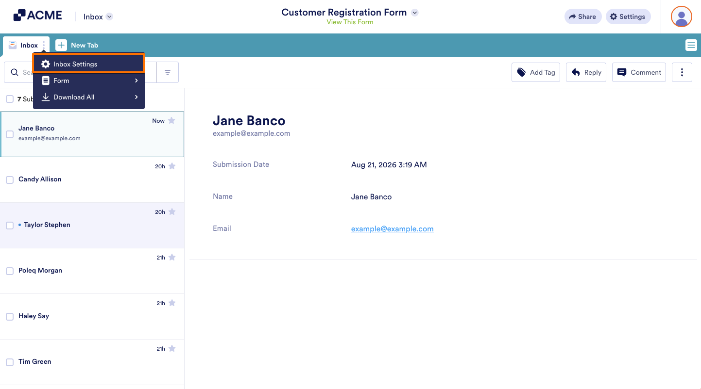 How to Access and Change the Settings of Inbox Image-2