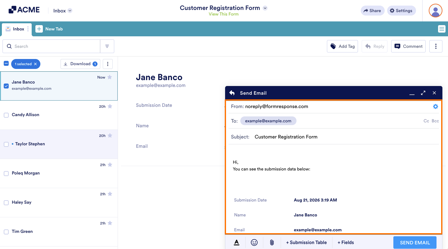How to Email Entries in Inbox Image-2