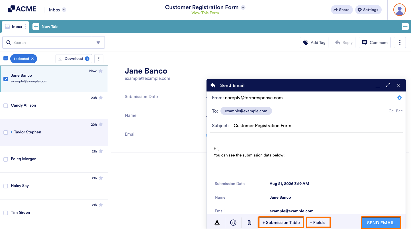 How to Email Entries in Inbox Image-3